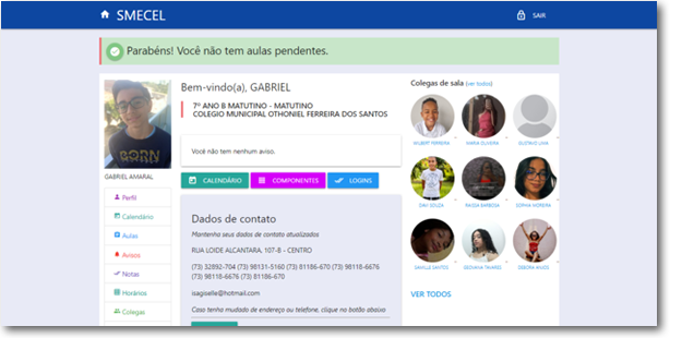Painel do Aluno